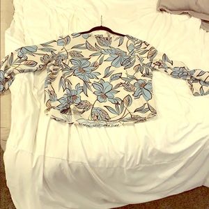 Karen Kane floral print blouse
